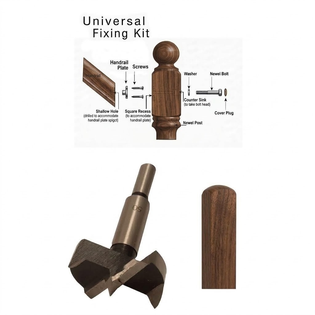 Walnut Fixtures & Accessories